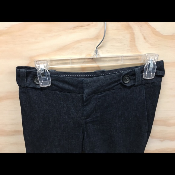 Banana Republic Dark Denim Trouser Leg Jeans - Picture 2 of 9